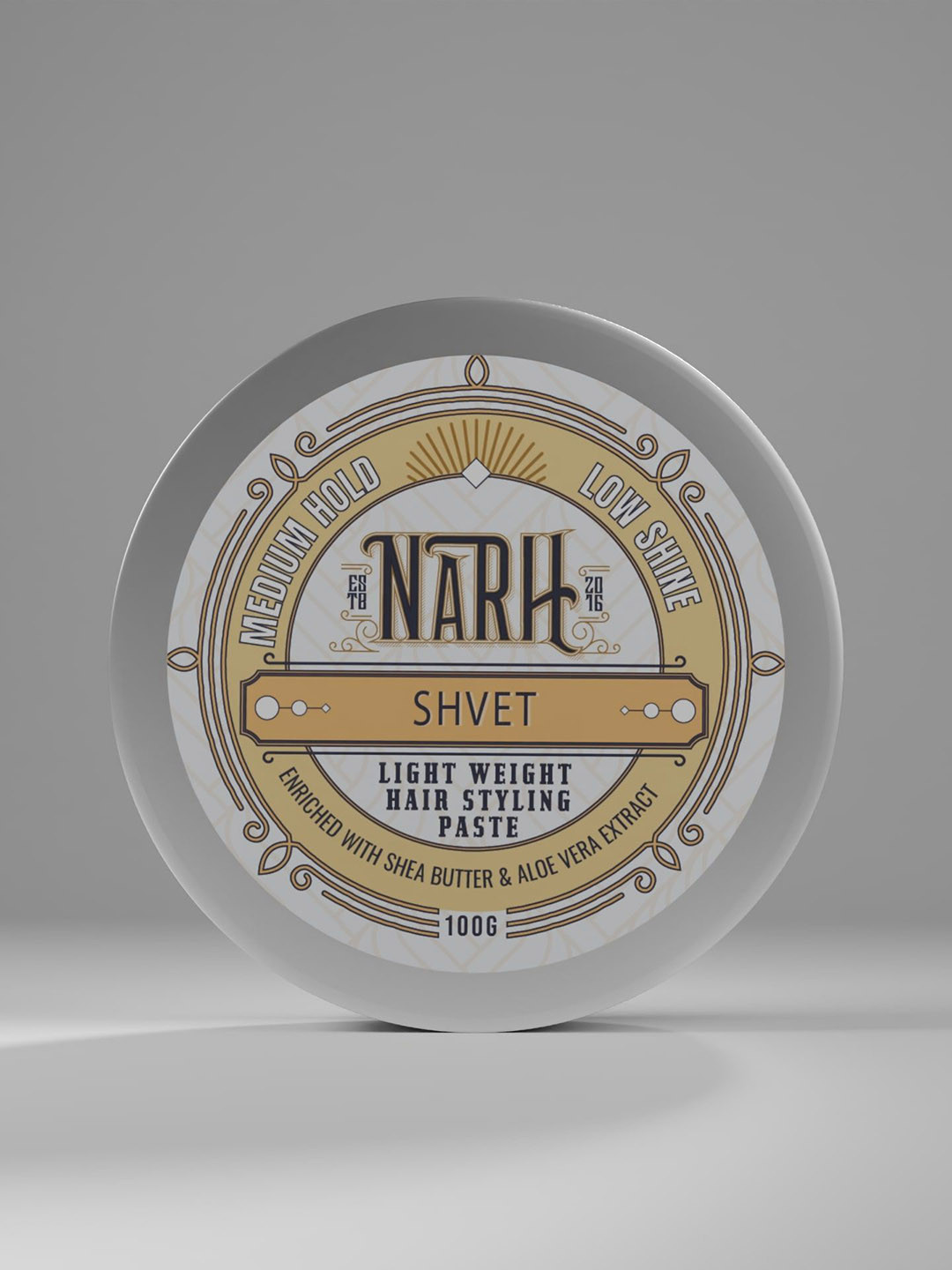 

NARH Shvet Light Weight Hair Styling Paste- 100 ml, Black