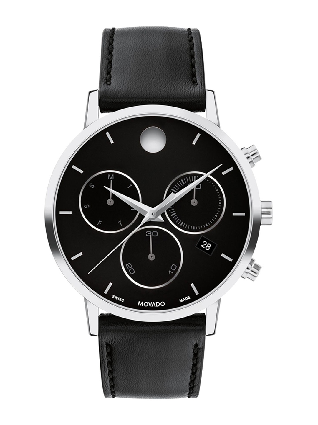 

MOVADO Men Museum Classic Chrono Swiss Qtz Analogue Watch 0607778, Black