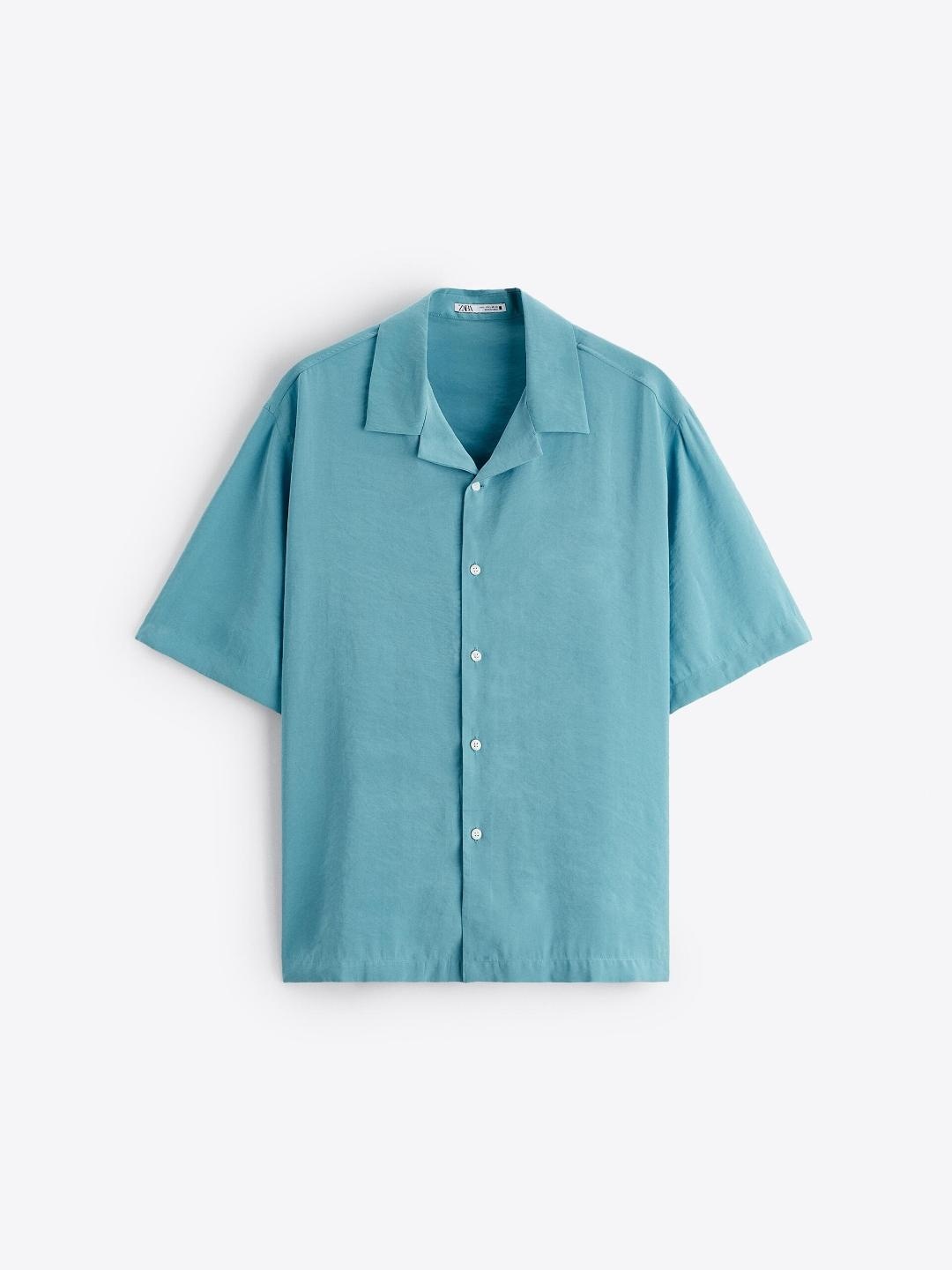 

ZARA Men Blue Shirts