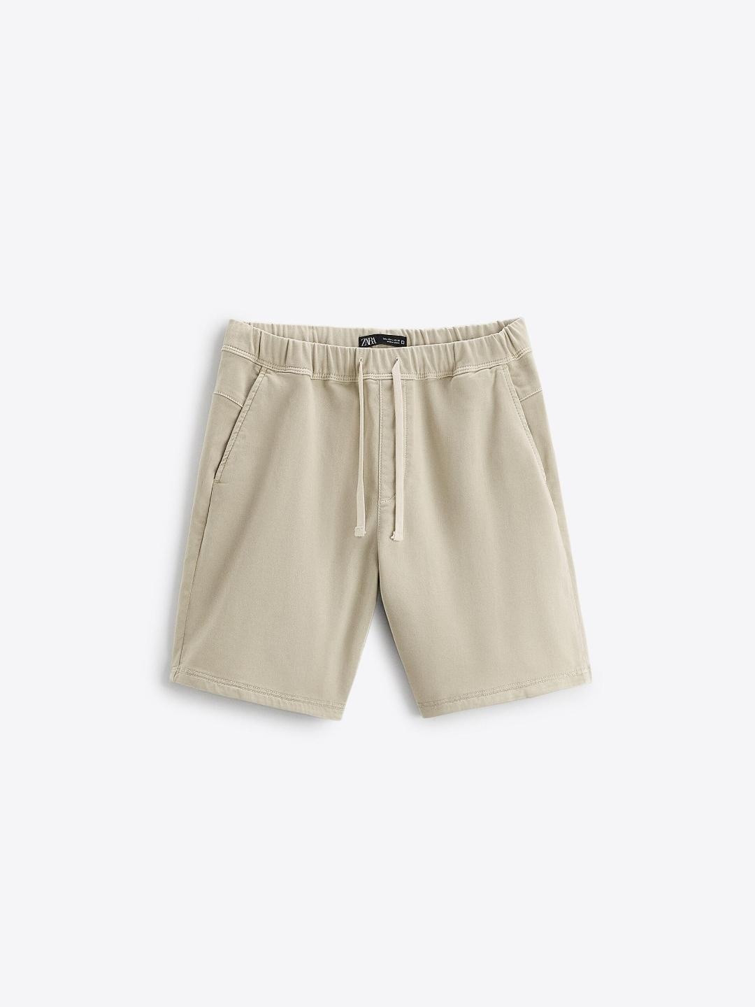 

ZARA Men Beige Shorts