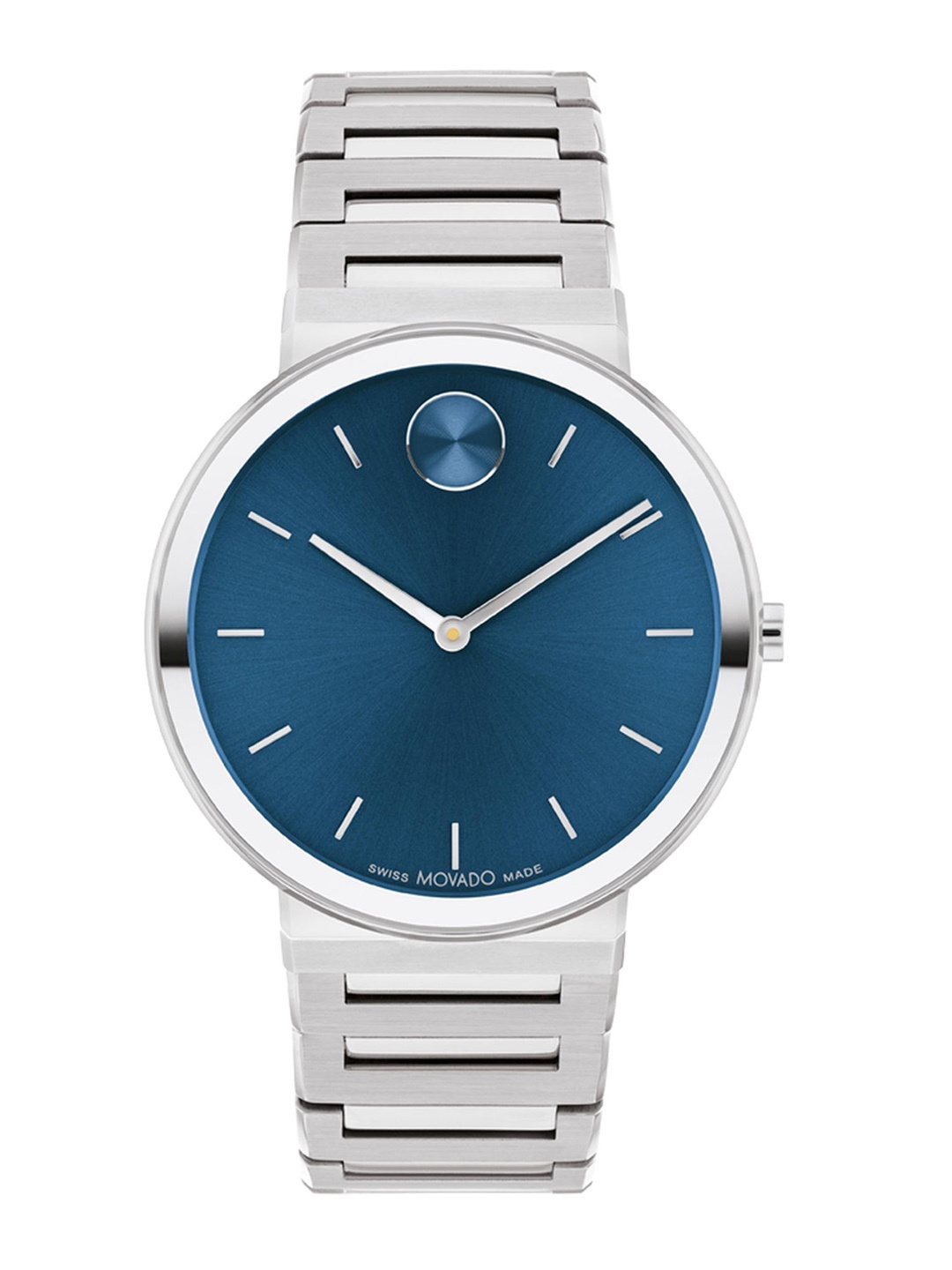 

Movado Bold Horizon Men Swiss Qtz Blue Round Dial Watch 3601201