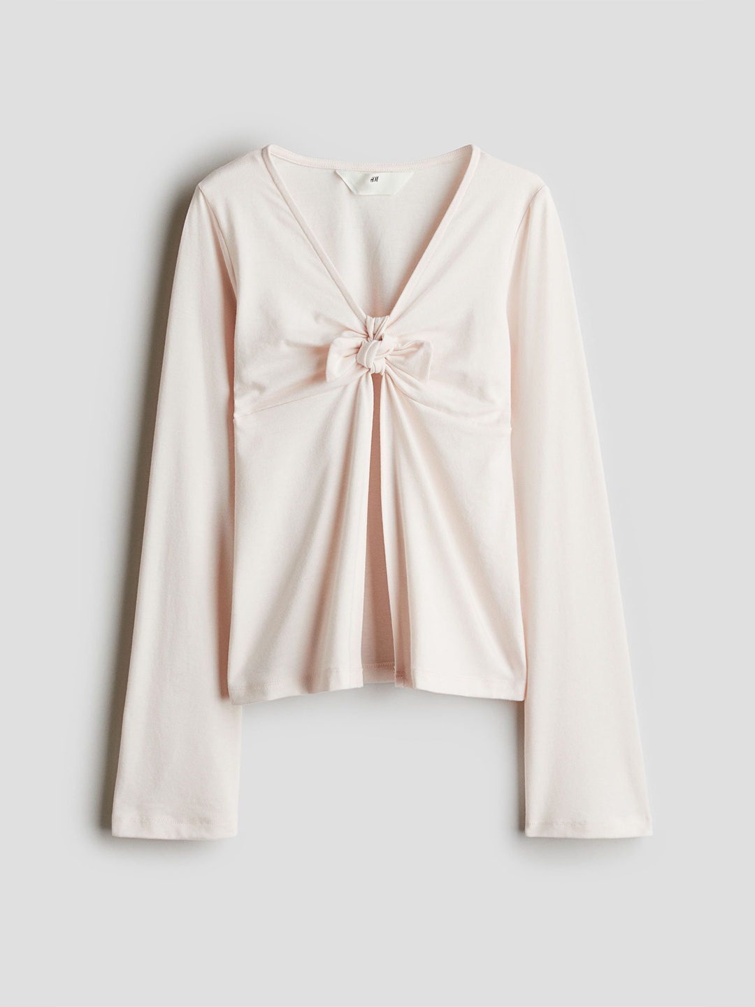

H&M Girls Tie-Detail Cardigan, Pink