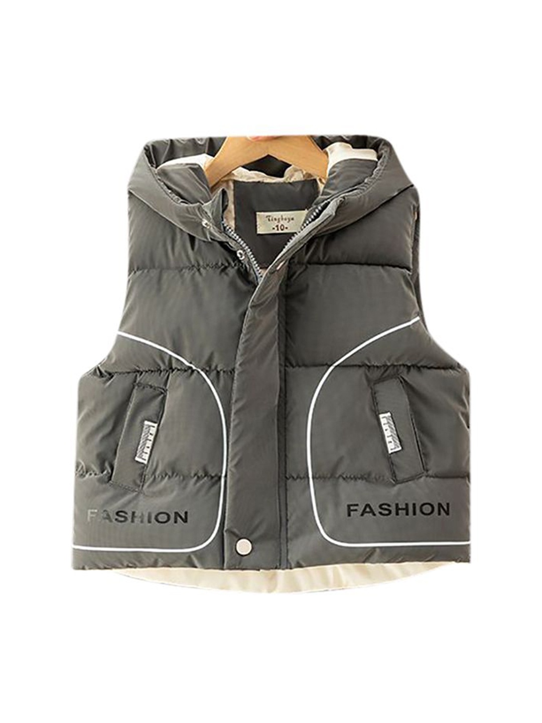 

StyleCast x Revolte Boys Sleeveless Puffer Jacket, Grey