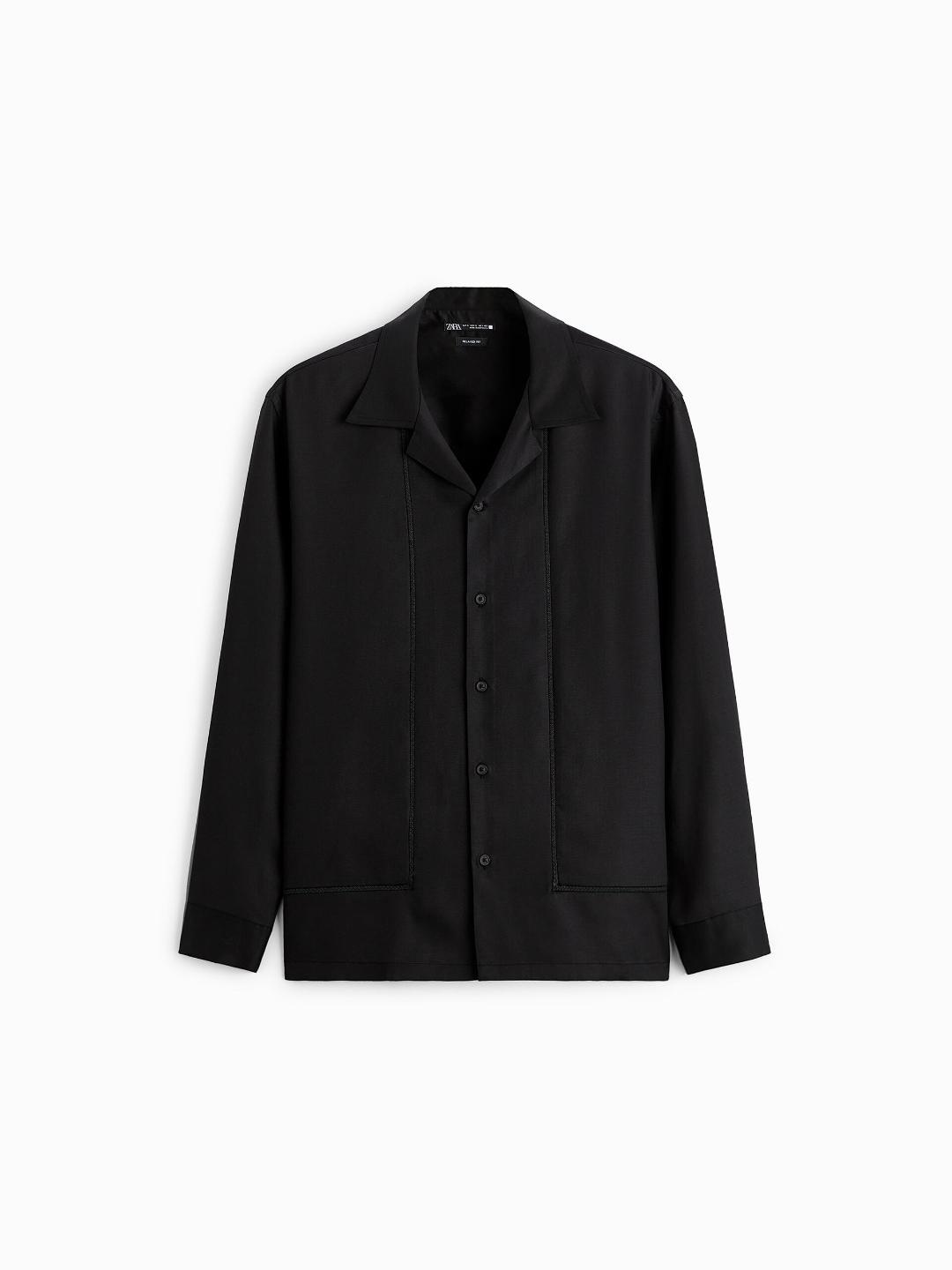 

ZARA Men Black Shirts