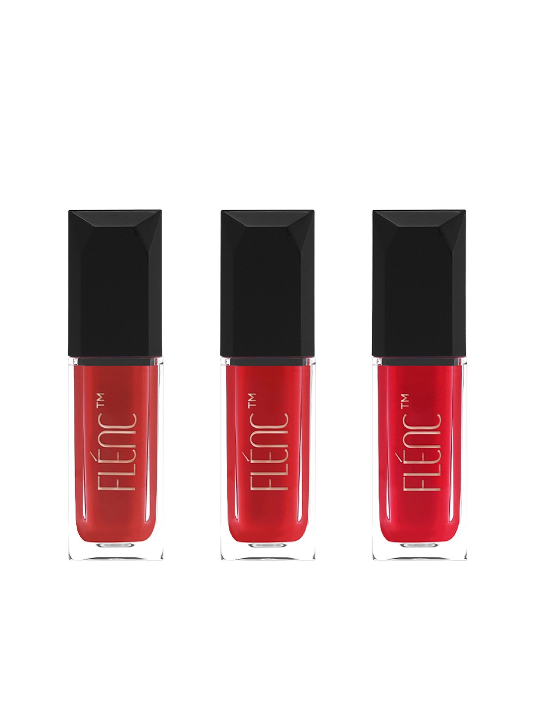 

FLENC 3Pc Cryla Smudge-Proof Velvet Matte Liquid Lipstick- Milan- Barcelona - Zurich, Pink