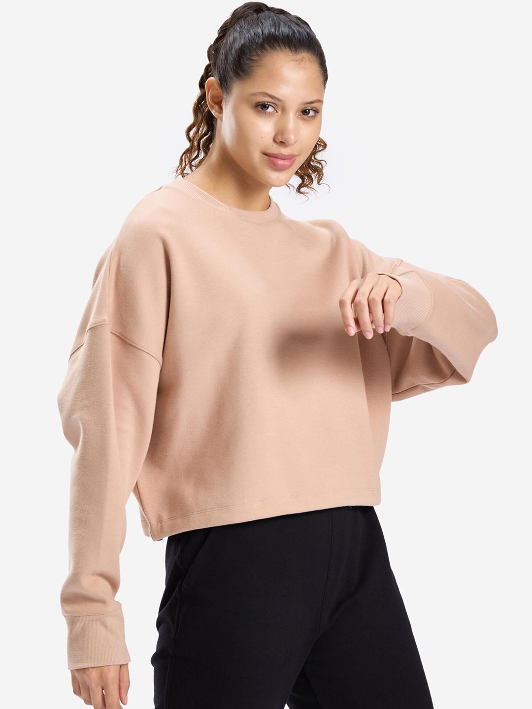 

Domyos By Decathlon Pullover Sports Sweatshirts, Beige