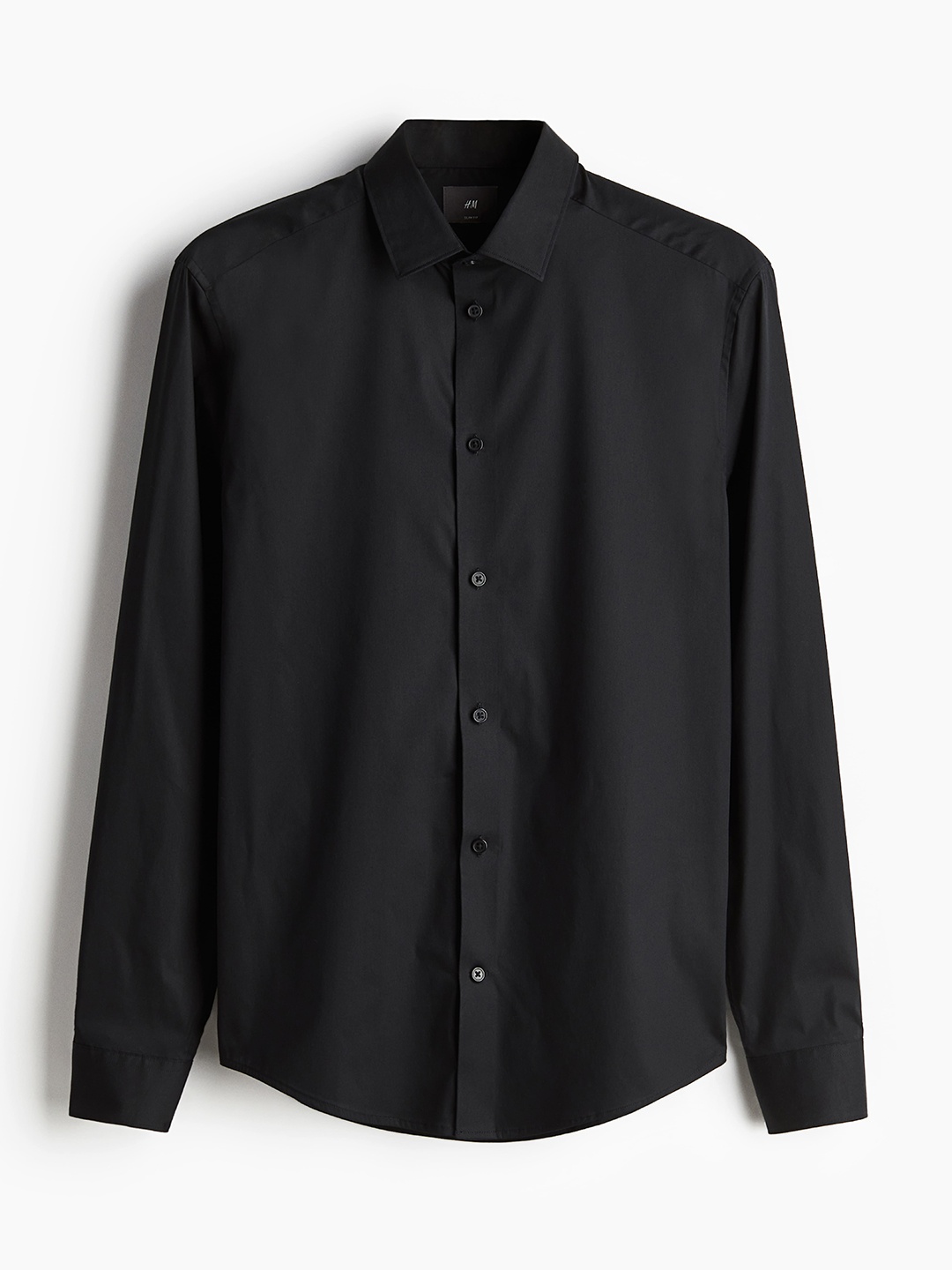 

H&M Slim-Fit Shirts, Black