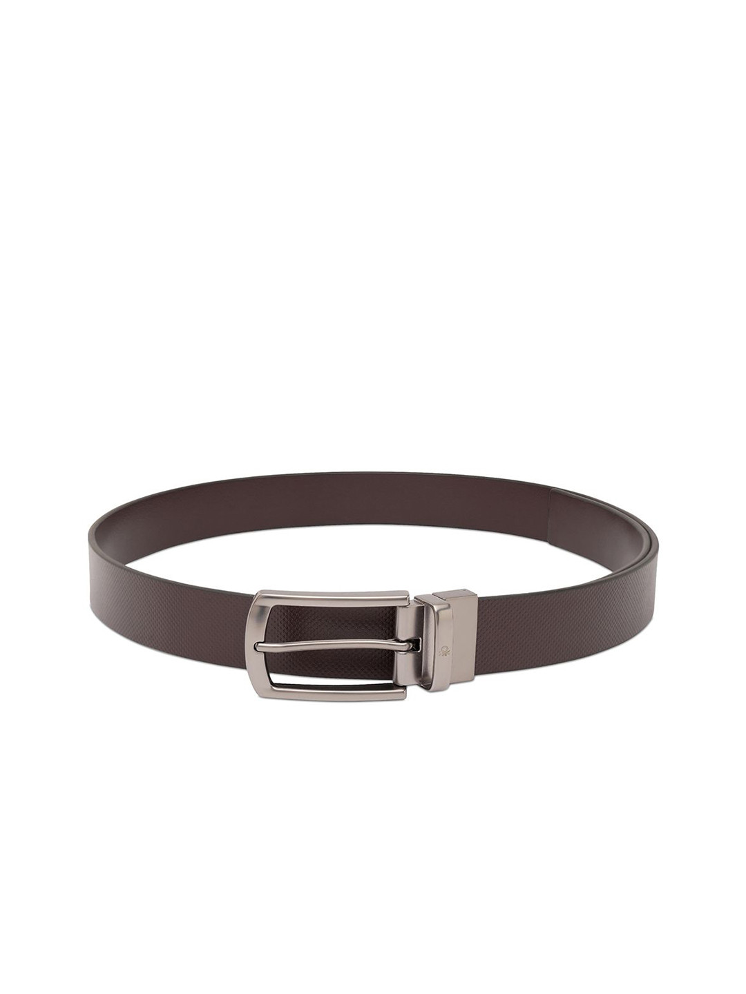 

United Colors of Benetton Men Leather Reversible Formal Belt, Brown