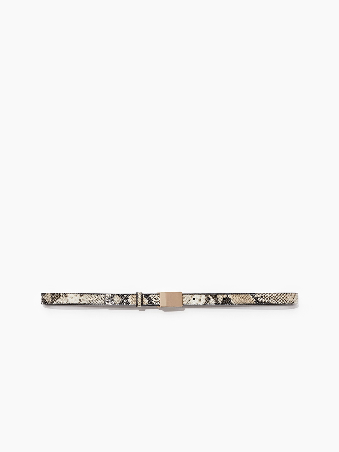 

H&M Narrow Belt, White