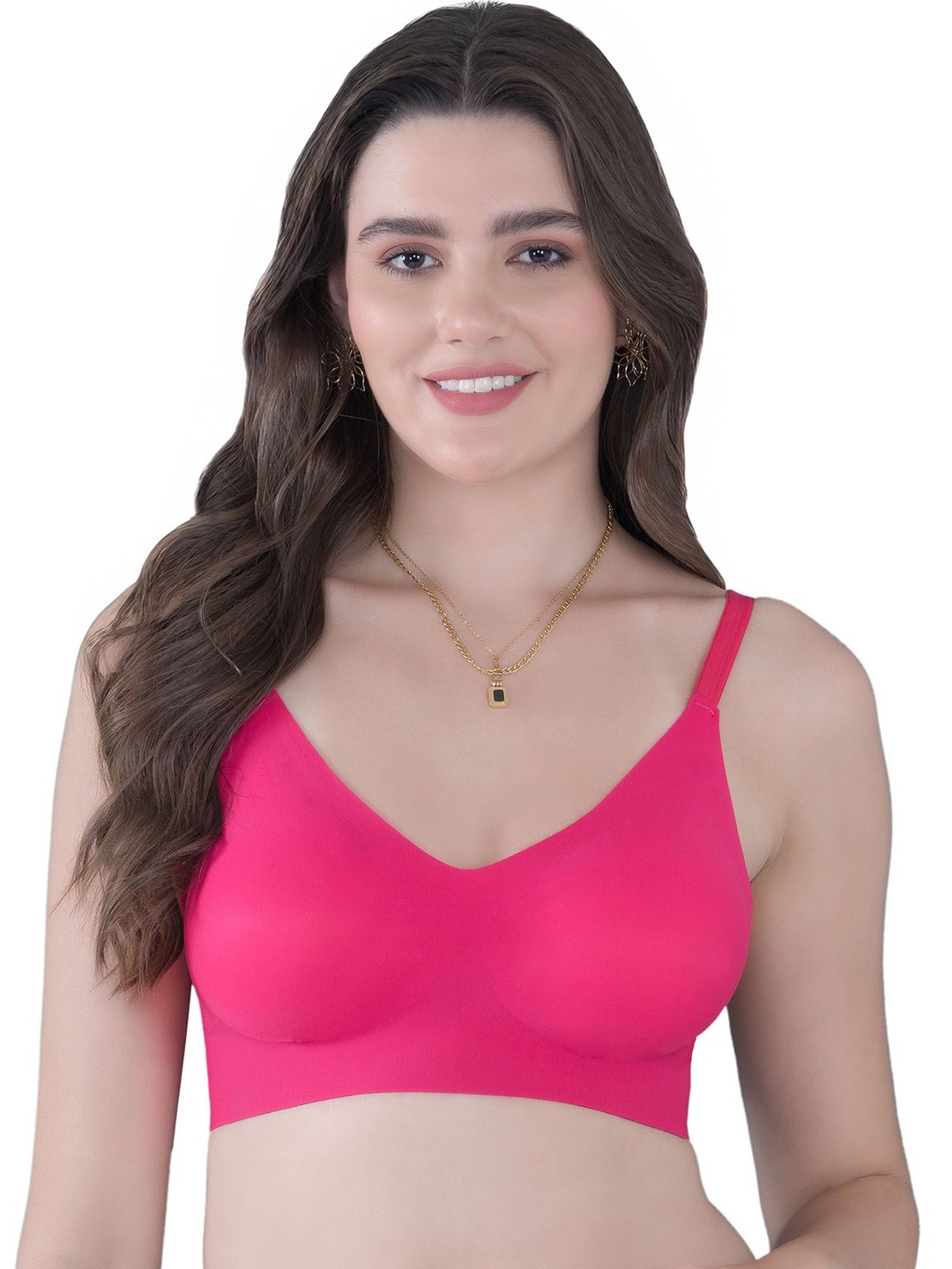 

Tweens Seamless Bonded Lightly Padded InvisiBra, Pink