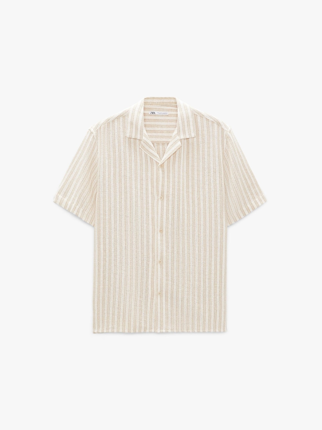 

ZARA Men Beige Shirts