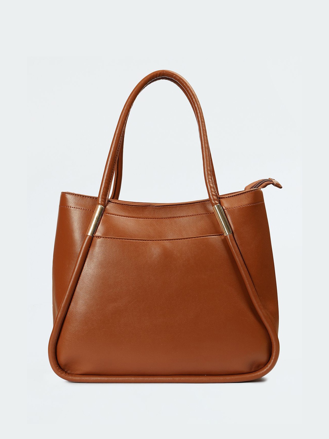 

max Women Solid Structured Shoulder Bag, Brown