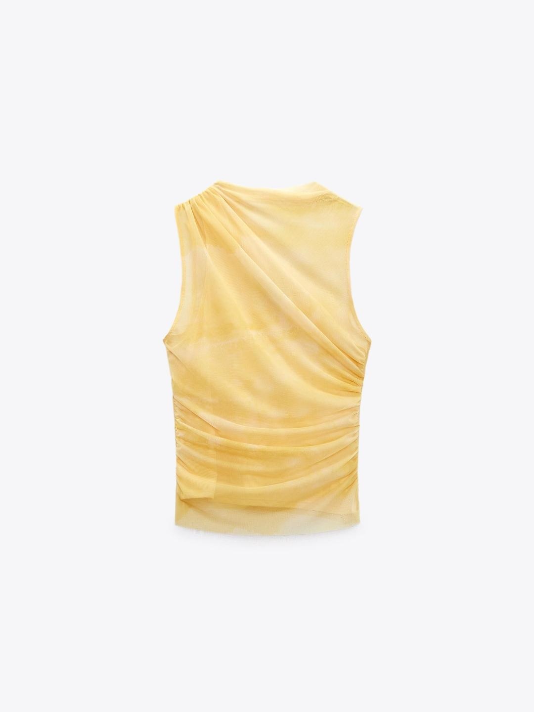 

ZARA Women Yellow Tops