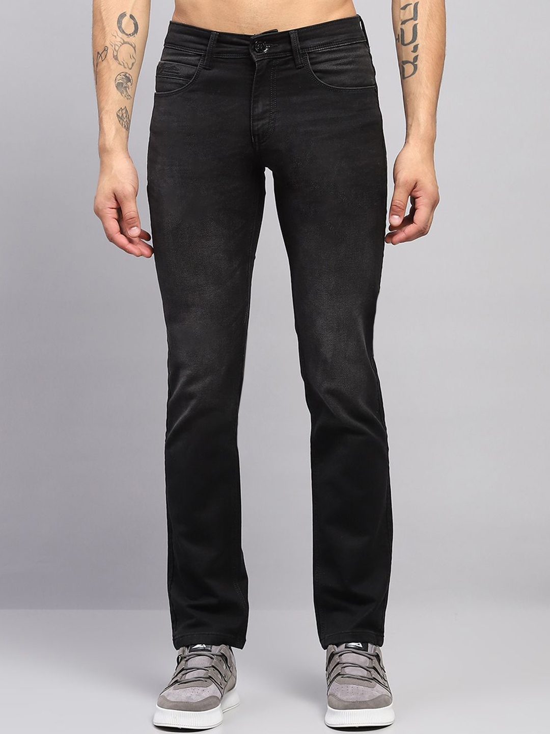 

Monte Carlo Men Slim Fit Jeans, Black