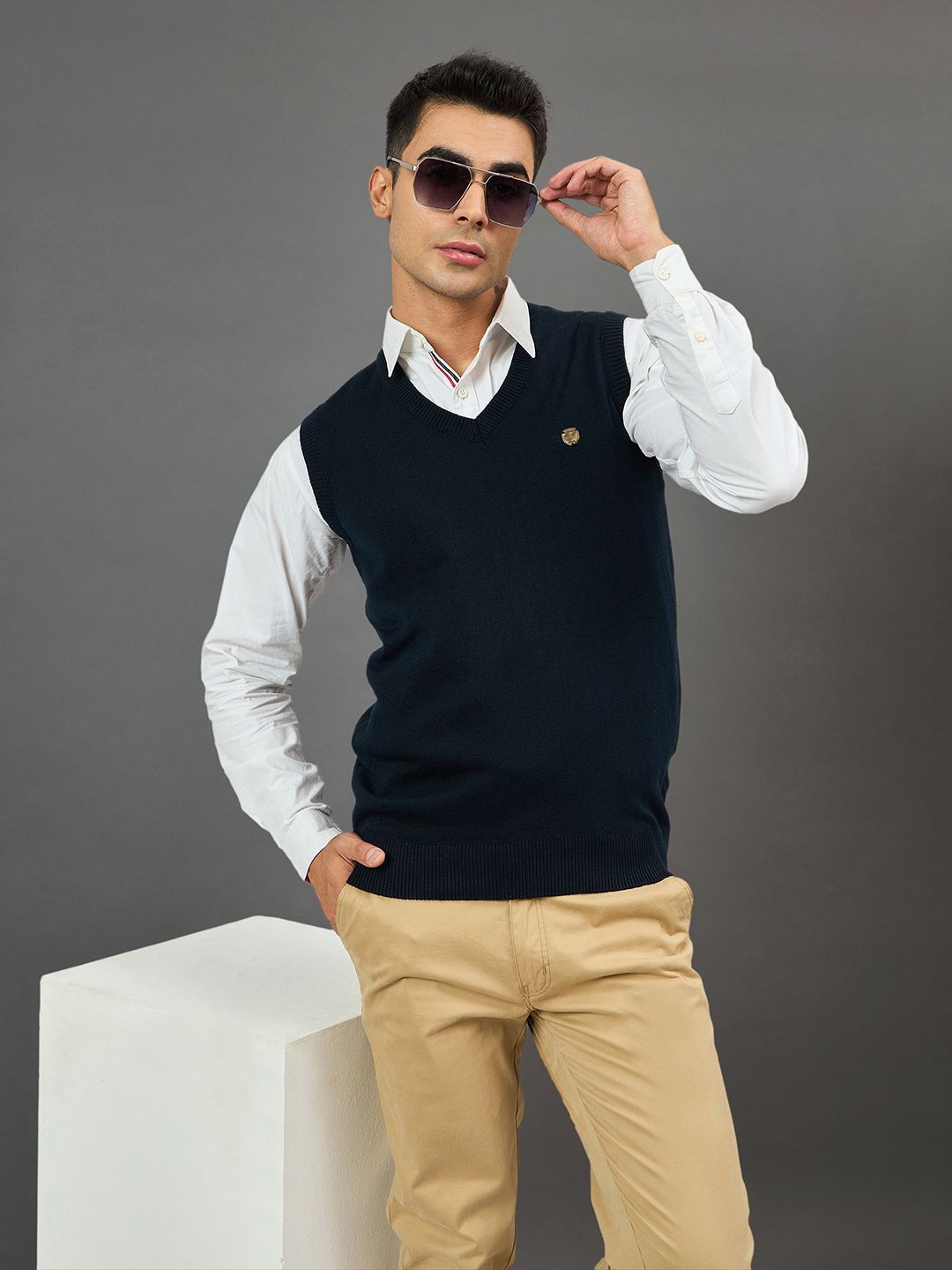 

Club York Men Pullover, Navy blue