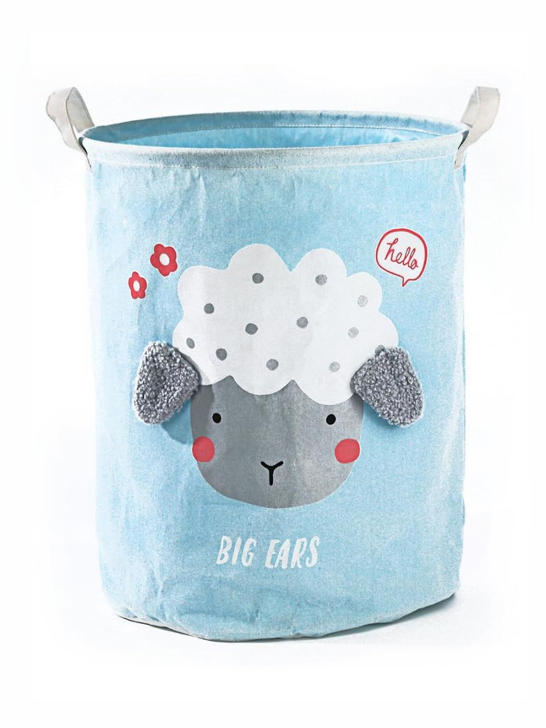 

HOUSE OF QUIRK Blue and White Printed Cotton Laundry Bags