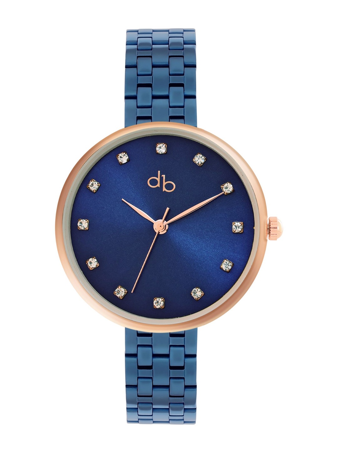 

DressBerry Women Brass Mother of Pearl Dial & Straps Analogue Watch DB-SS24-6C, Blue