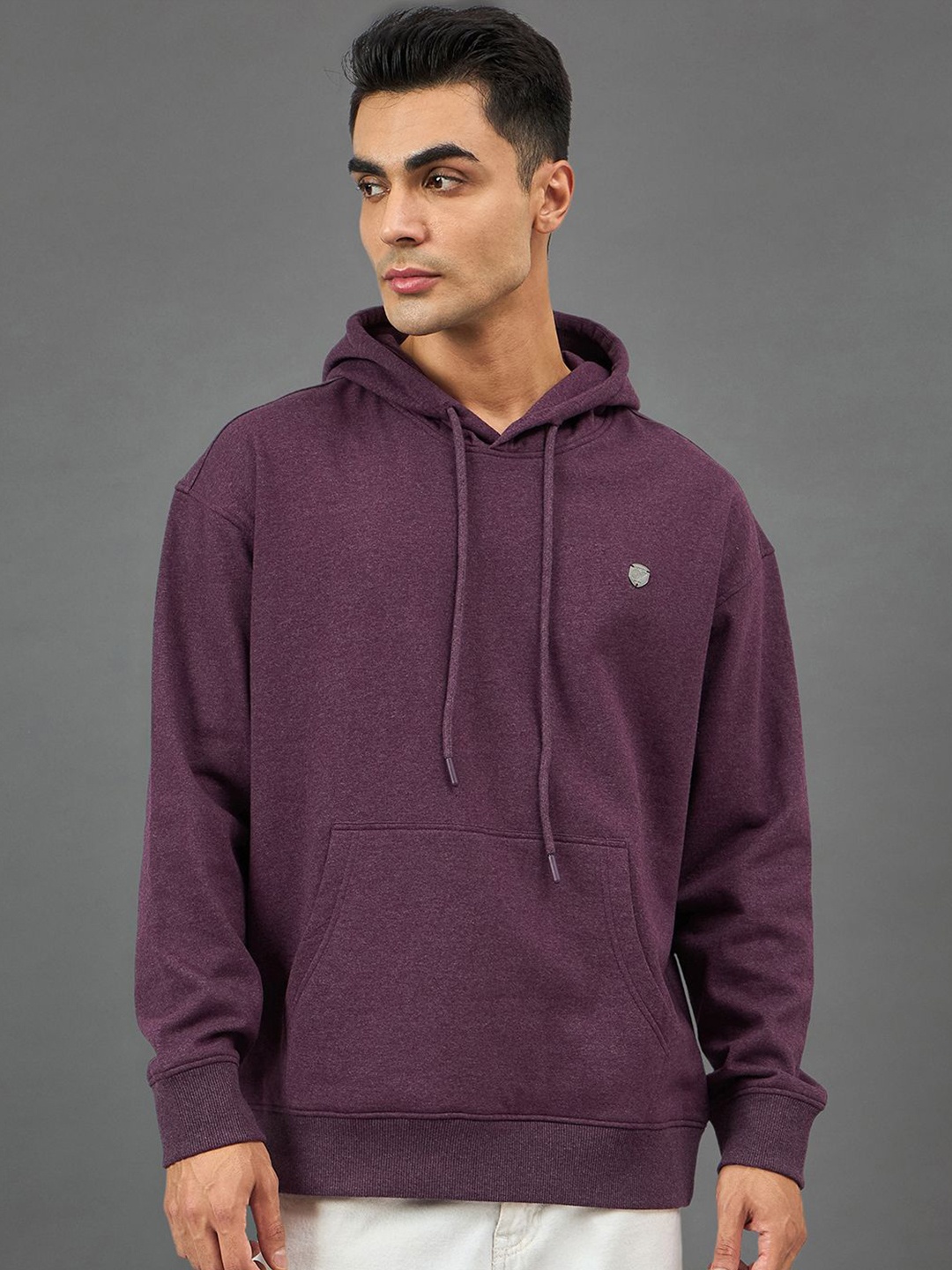 

Club York Men Hooded Sweatshirt, Maroon