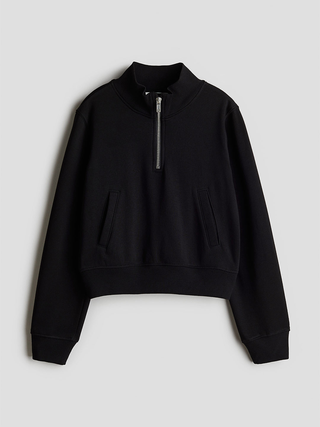 

H&M Girls Zip-Top Sweatshirts, Black