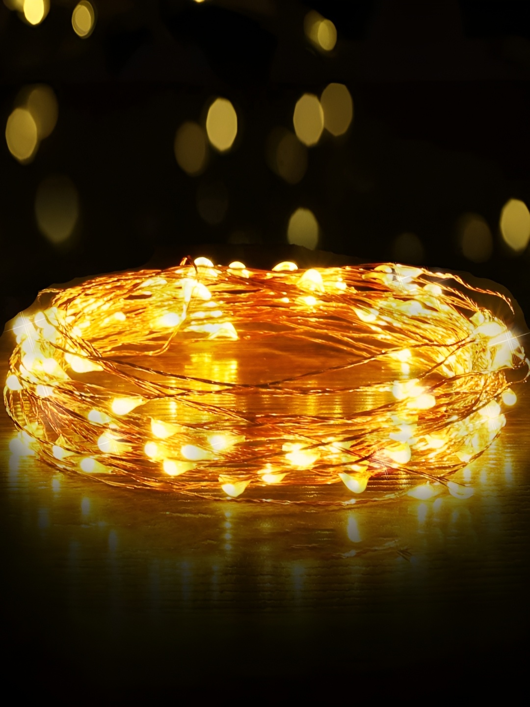 

LITVERSE Yellow Rice Shape String Lights