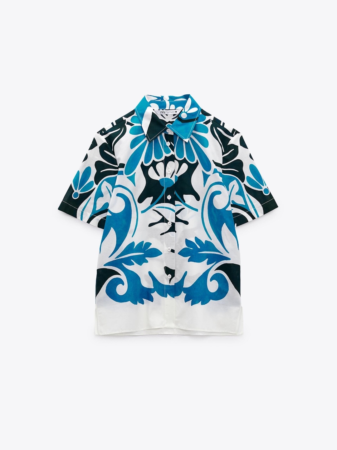 

ZARA Women Blue Shirts