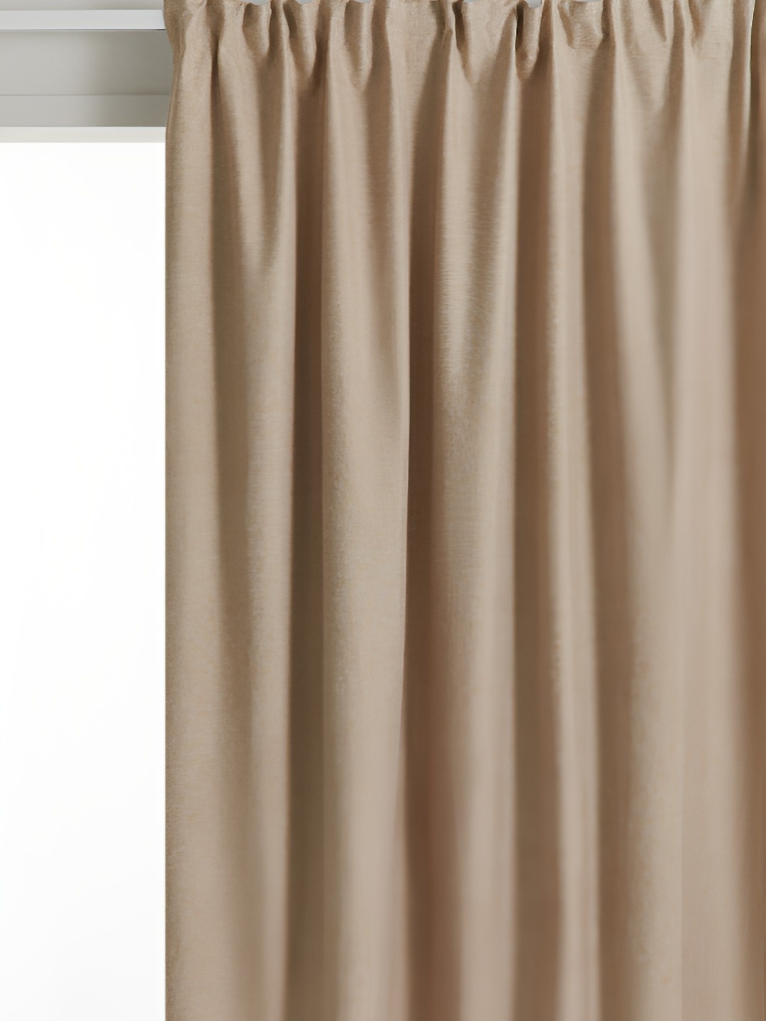 

H&M Beige Blackout Curtain Length