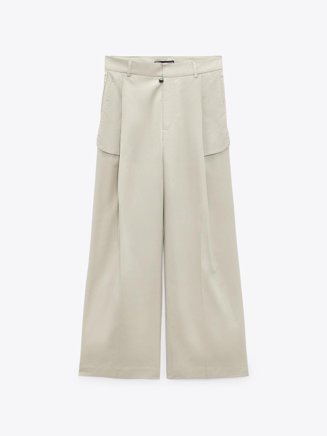 

ZARA Women Grey Trousers