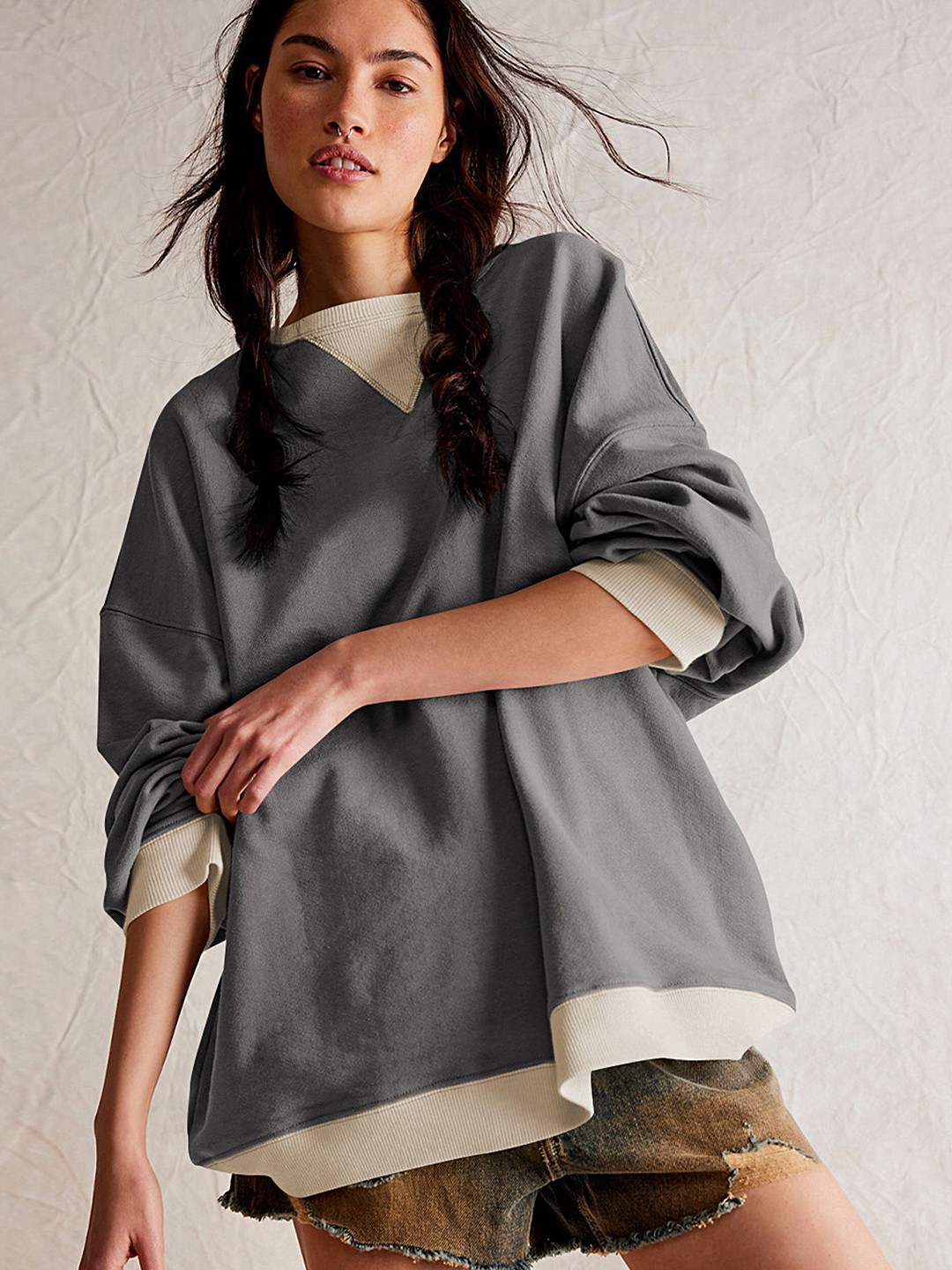 

LULU & SKY Women Pullover, Grey