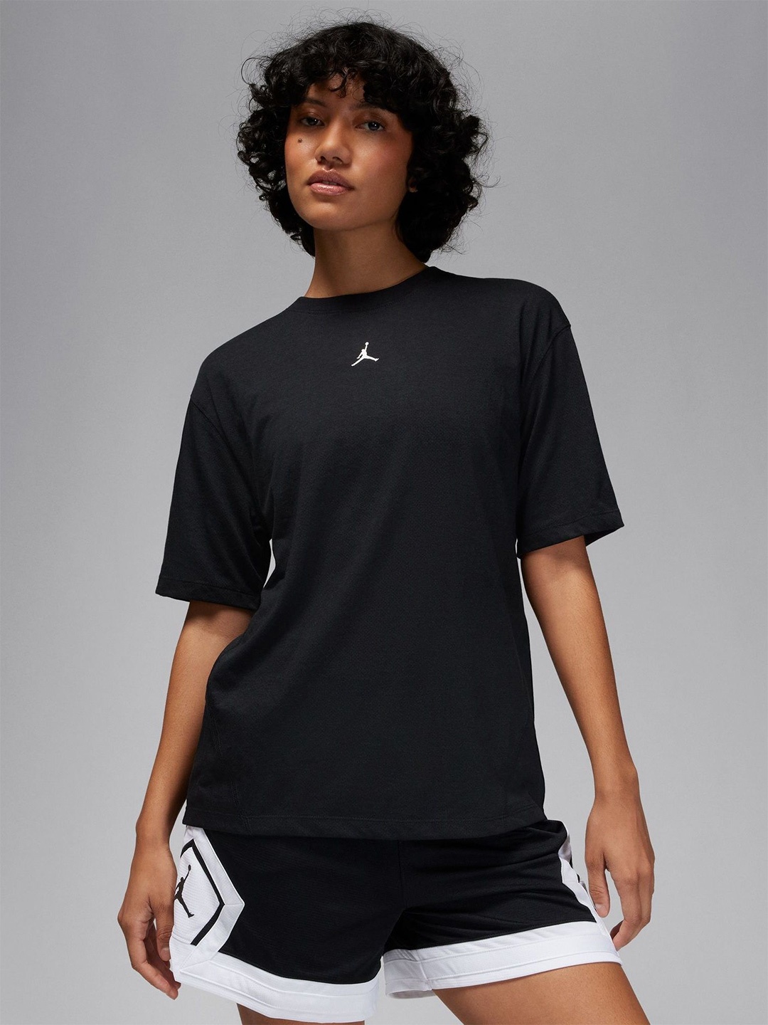 

Nike Women Jordan Sport Diamond Short-Sleeve Top, Black