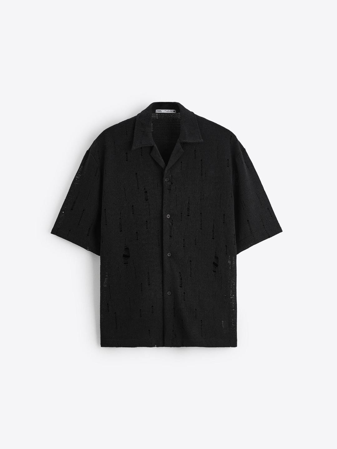 

ZARA Men Black Shirts