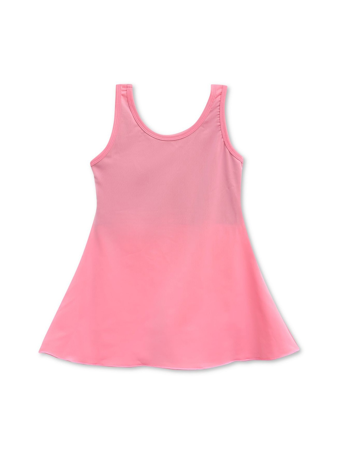 

CUKOO Girls Round Neck Swimming Dress, Pink