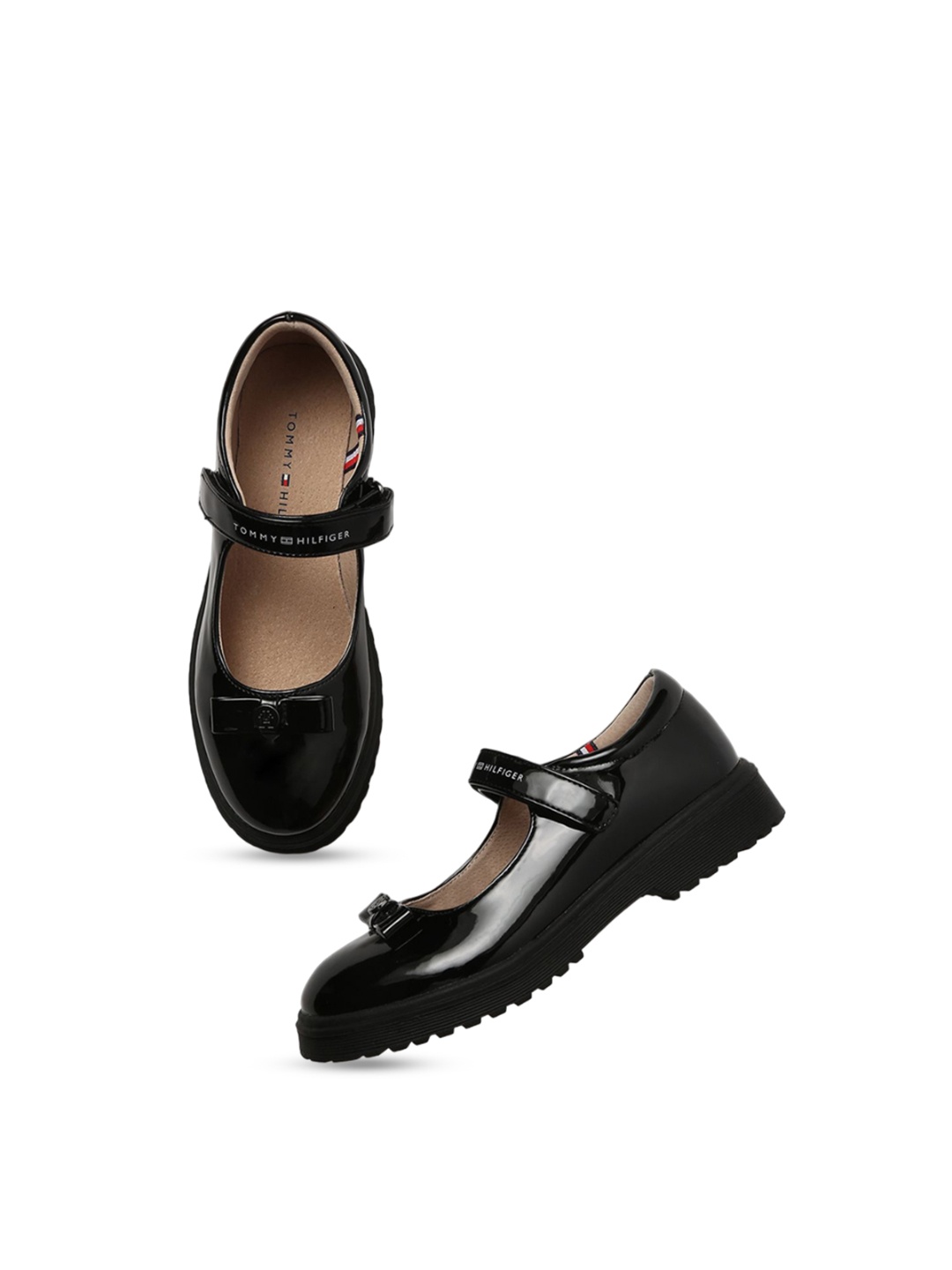 

Tommy Hilfiger Girls PU Sneakers, Black