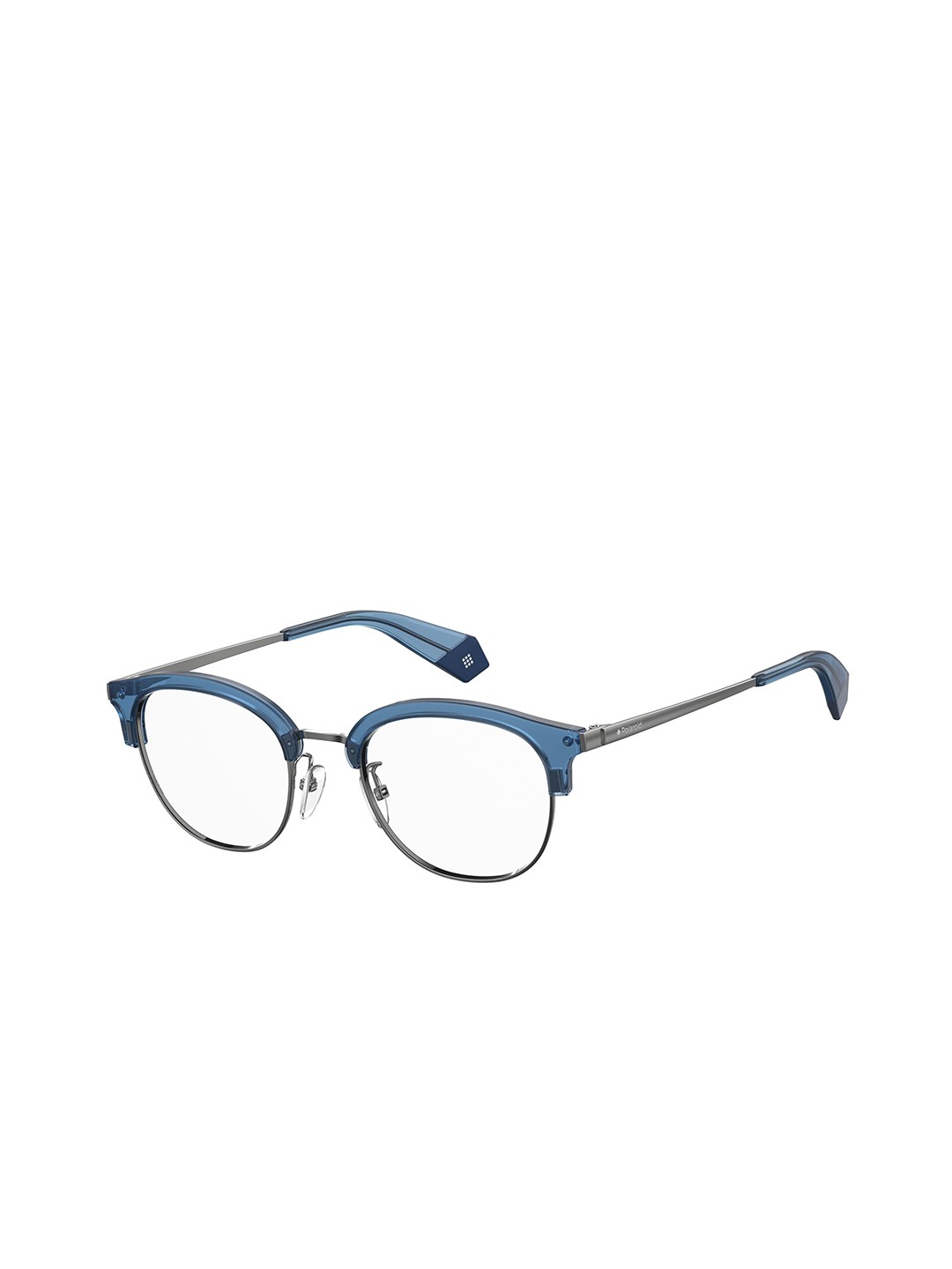 

Polaroid Unisex Half Rim Round Frames, Blue