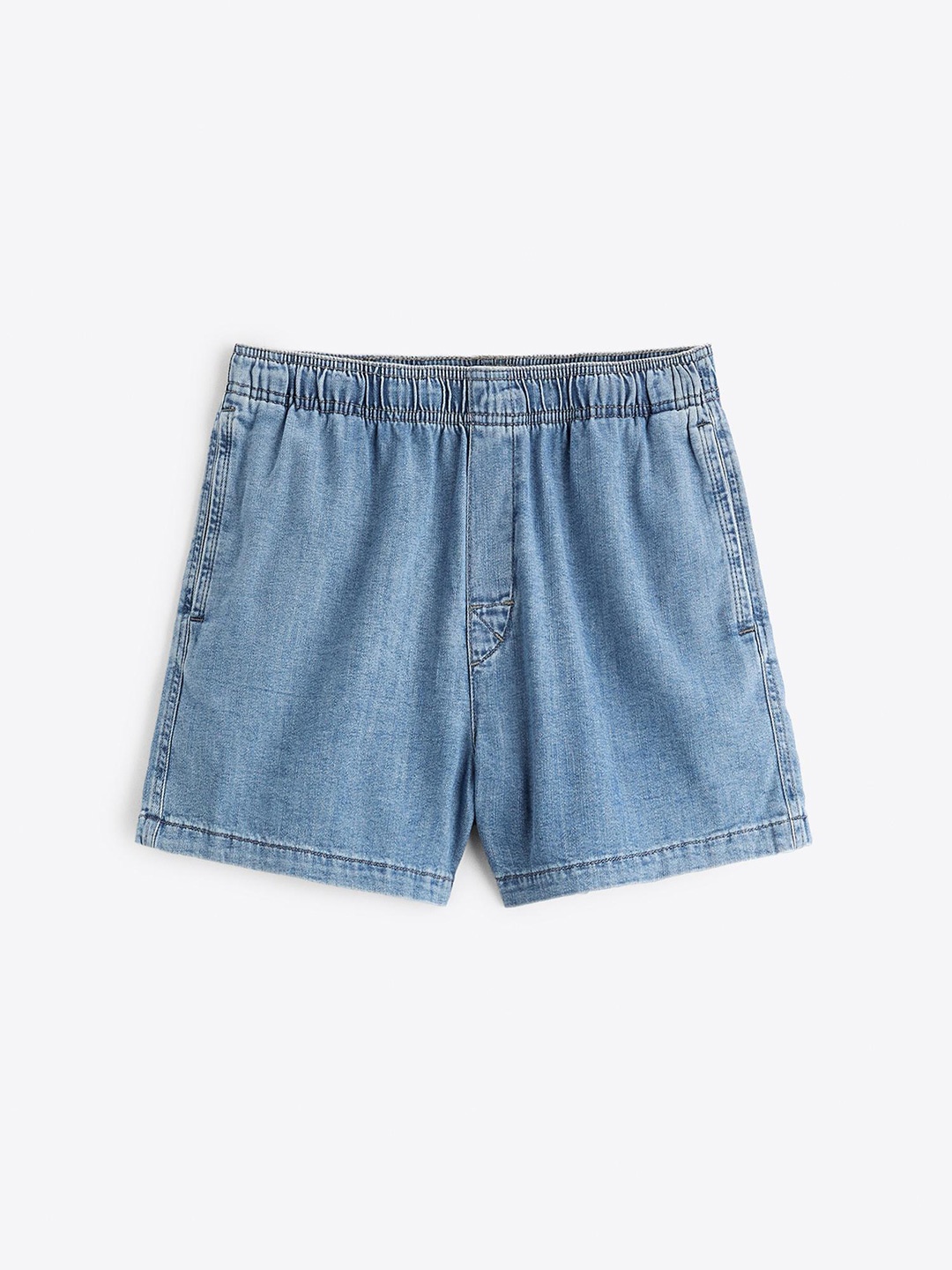

ZARA Adults-Men Blue Shorts