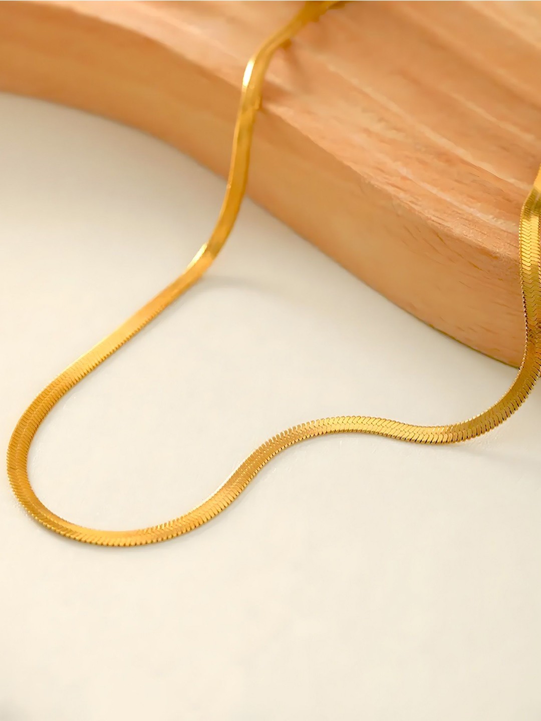 

Minprice Unisex Gold-Plated Stainless Steel Minimal Chain