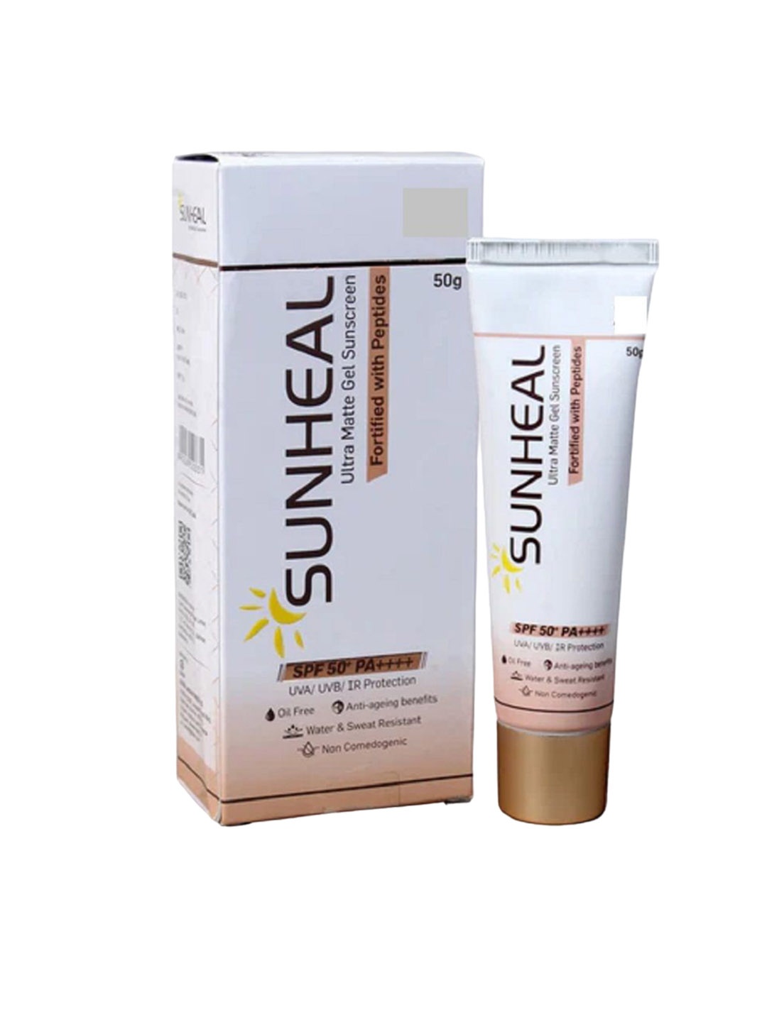 

RAASO Sunheal SPF 50+ PA++++ Ultra Matte Gel Sunscreen - 50 g, White