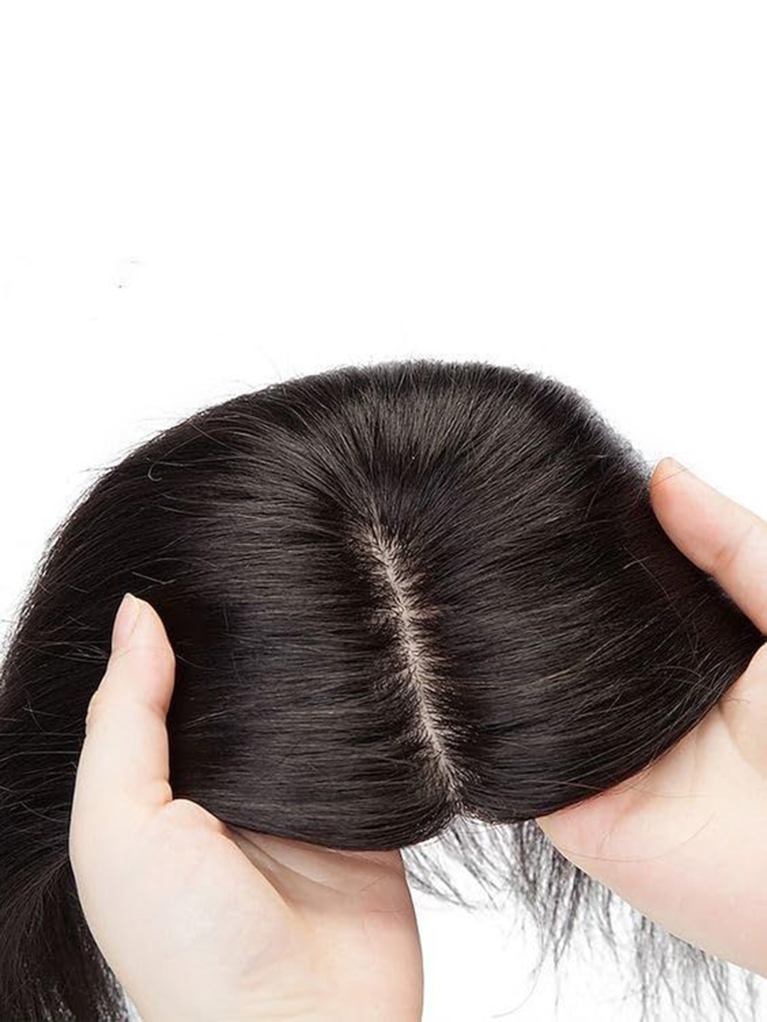 

D-Divine Clip-In Straight Toupee Hair Extension 4Inch - Brown