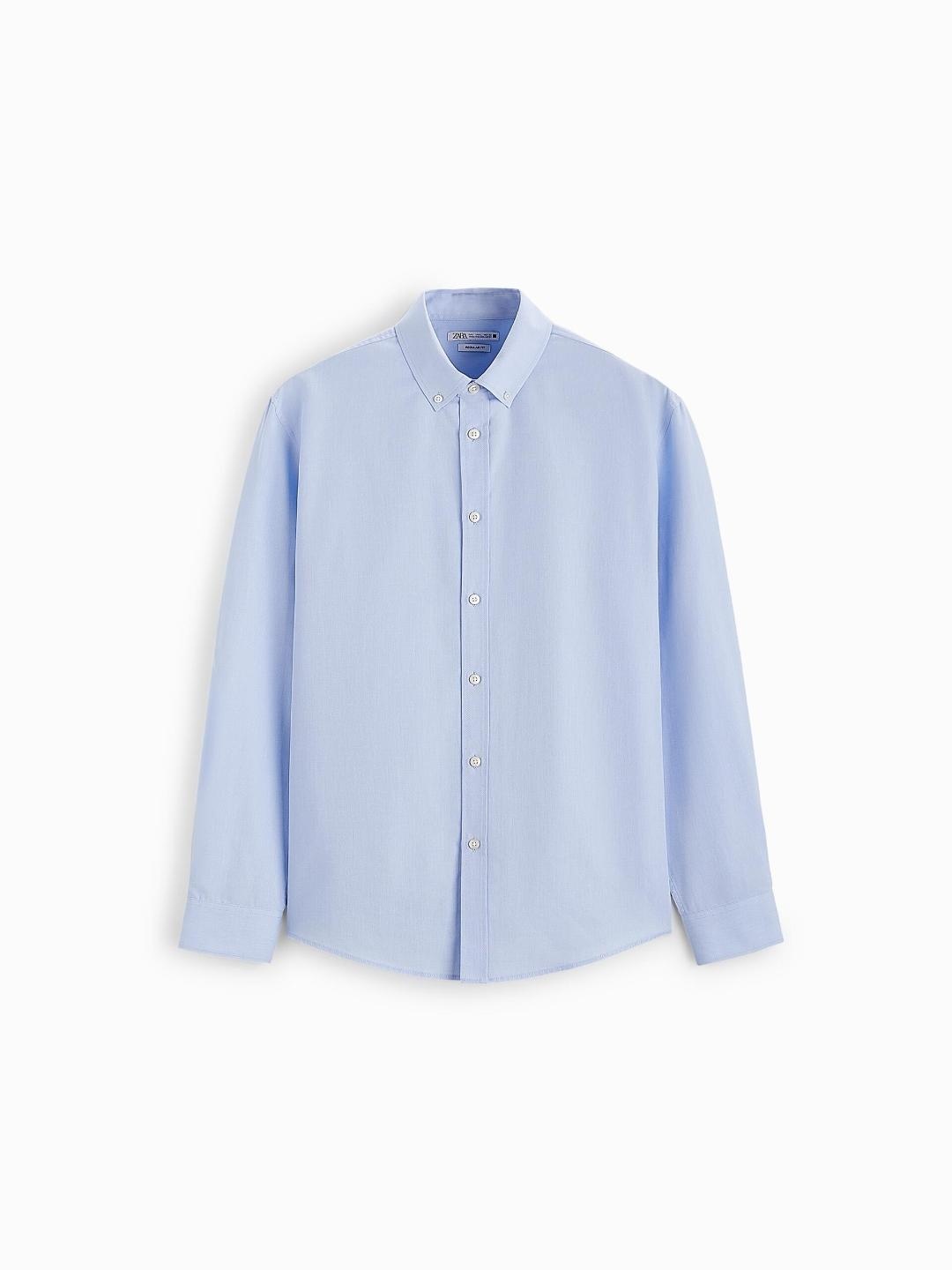 

ZARA Men Blue Shirts