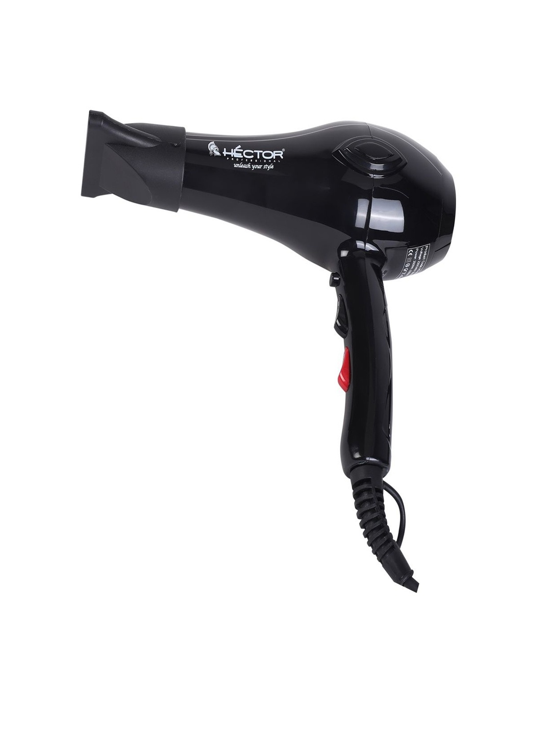 

HECTOR Professional Unleash Your Style 2000 Watt Hair Dryer - HT-6600, Black