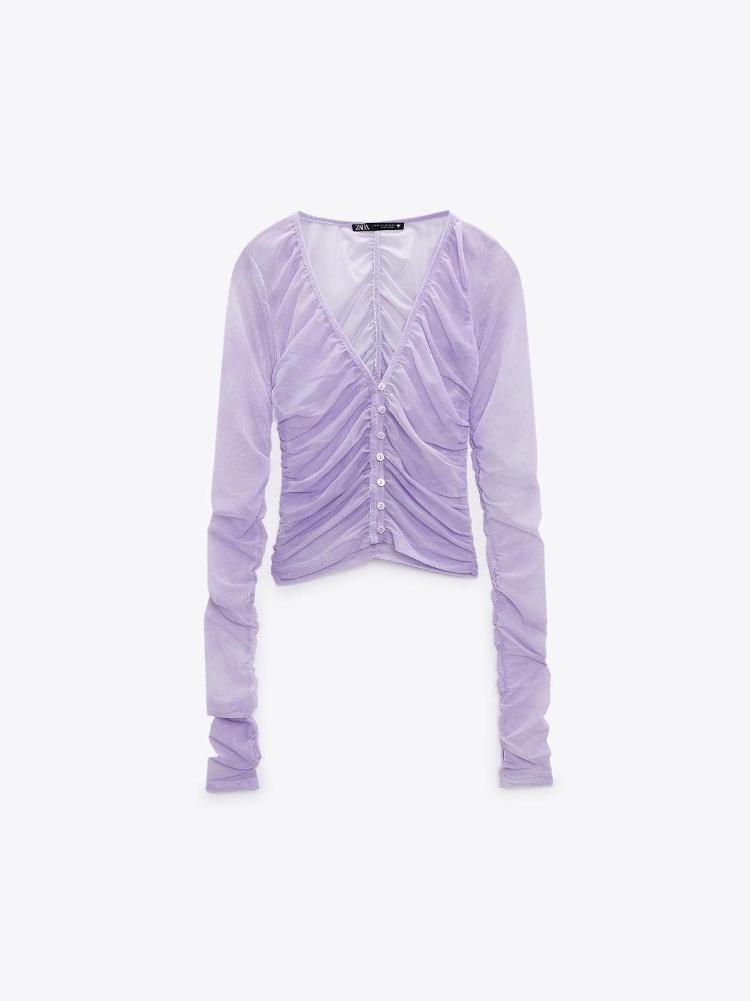 

ZARA Women Mauve Tops