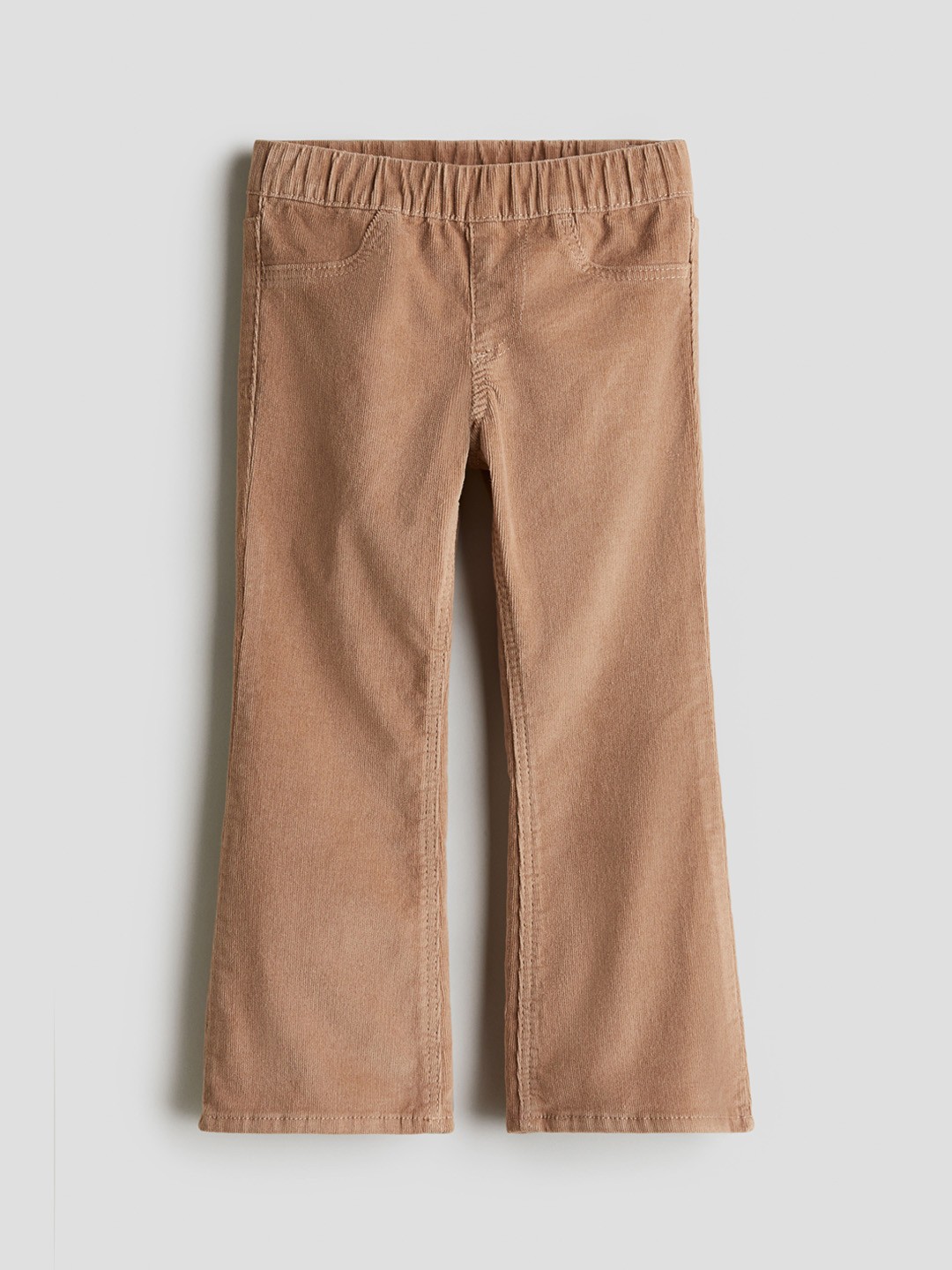 

H&M Kids Flared Corduroy Treggings, Beige