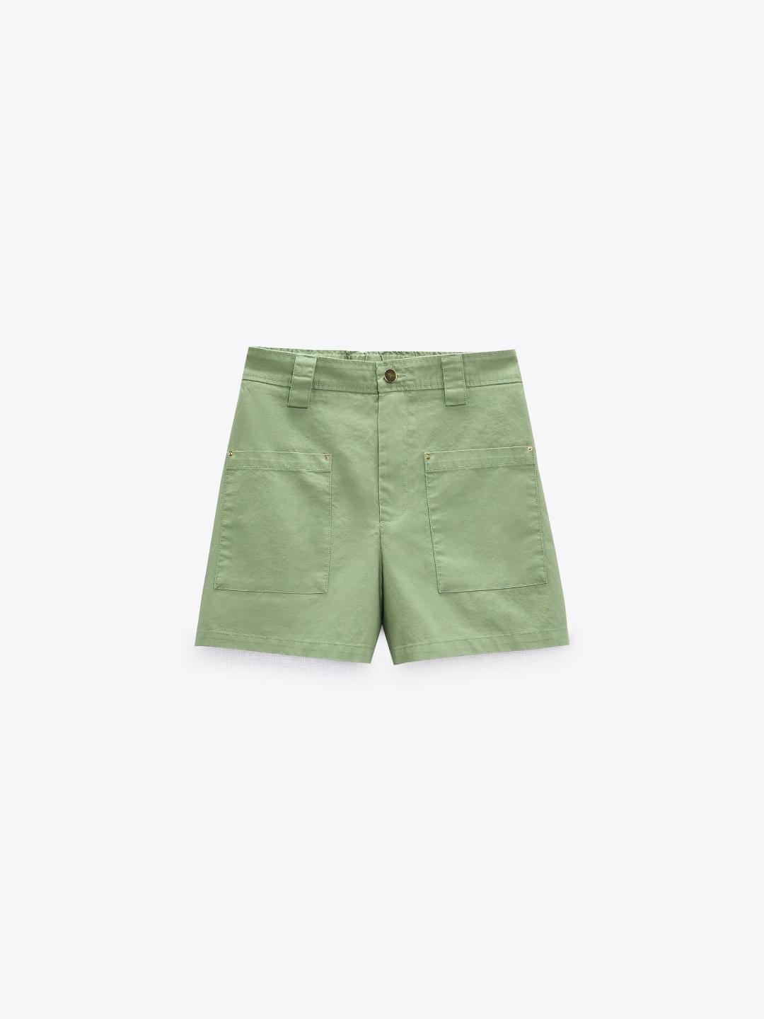 

ZARA Women Khaki Shorts