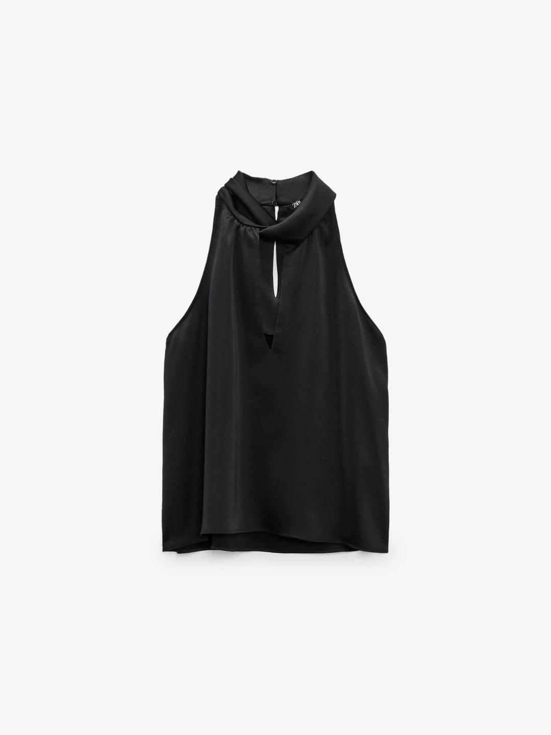 

ZARA Women Black Tops