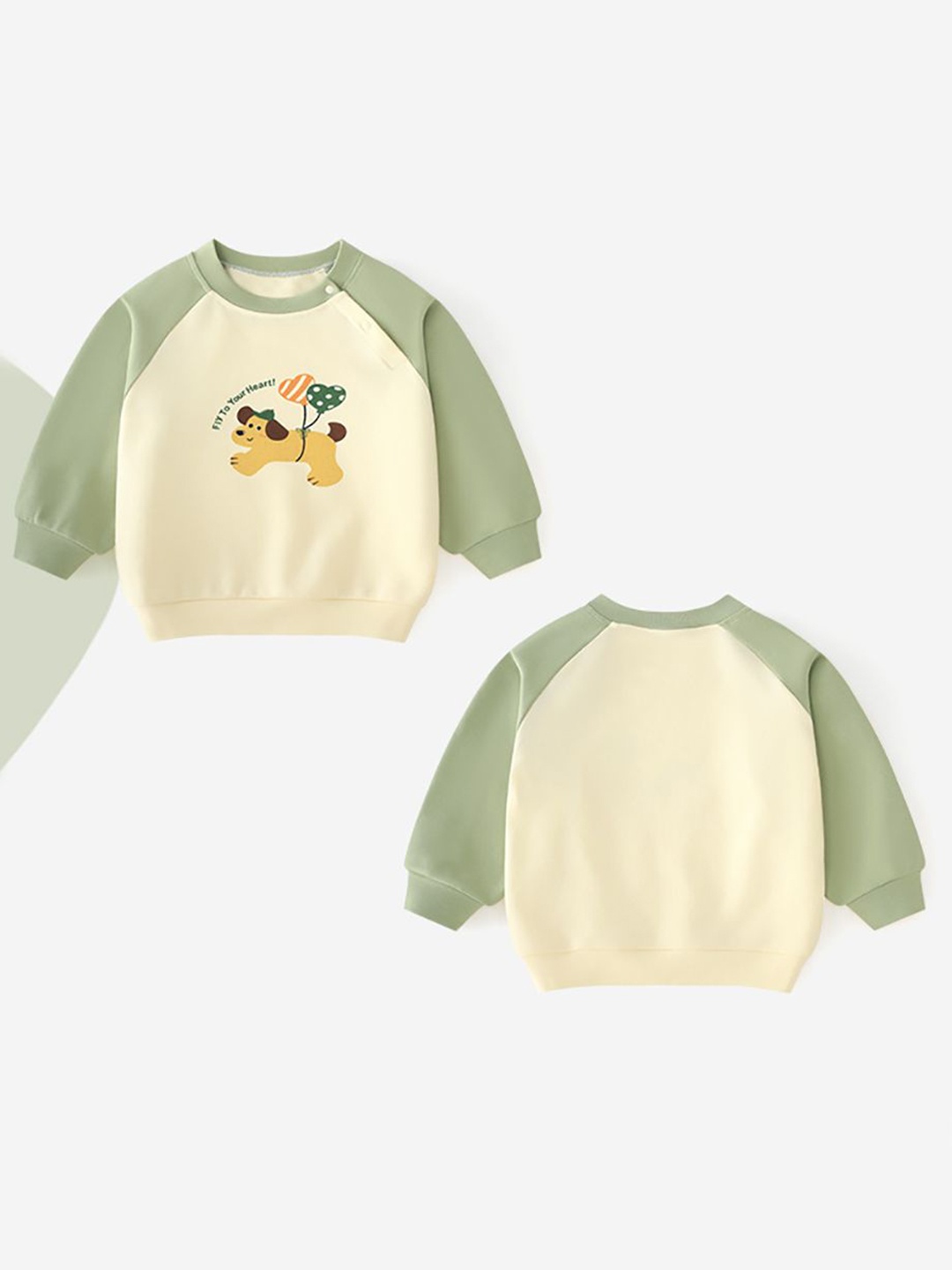 

StyleCast x Revolte Boys Colourblocked Sweatshirt, Green