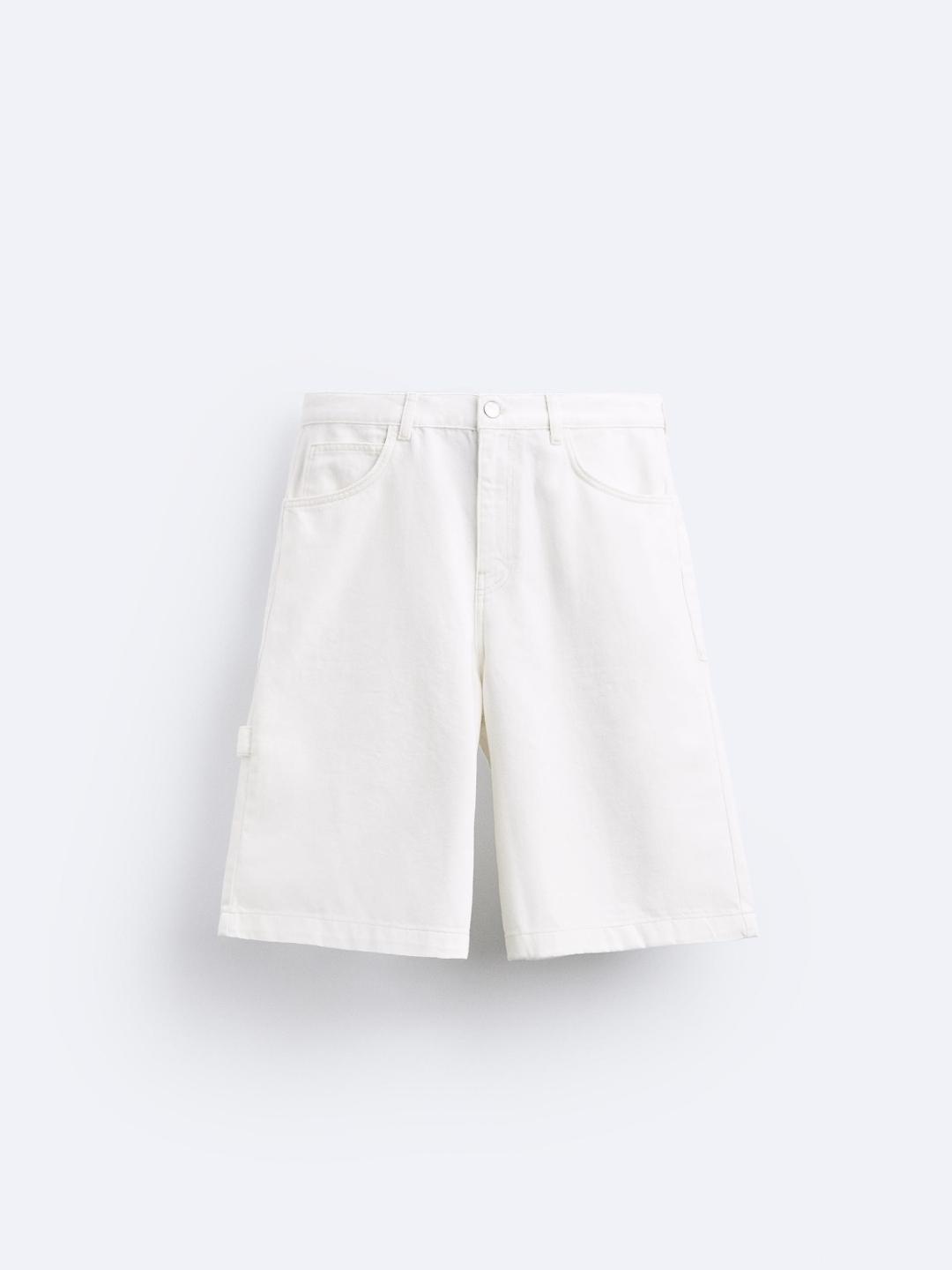 

ZARA Men White Shorts