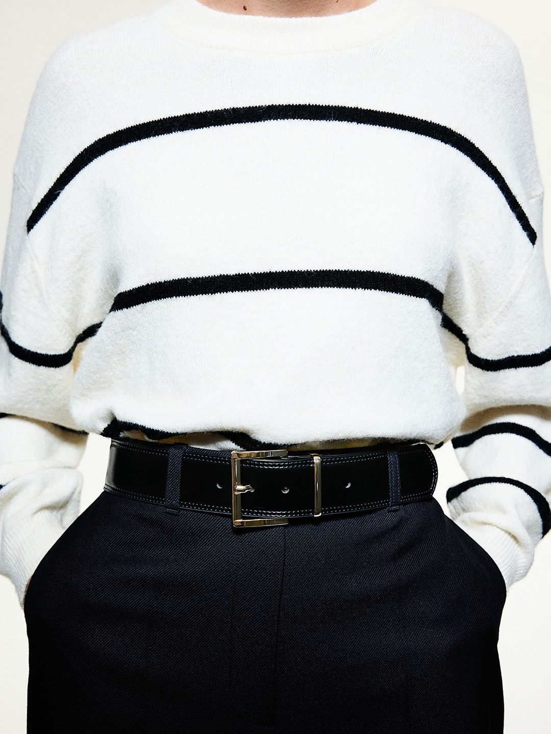 

H&M Women Coated Belts, Black