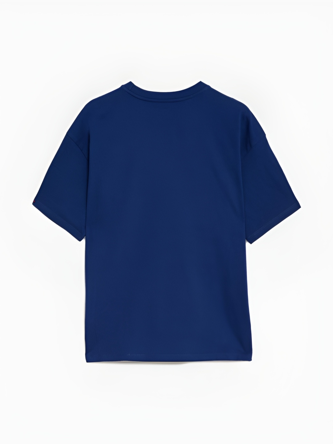 

Marks & Spencer Boys Drop-Shoulder Sleeves Raw Edge T-shirt, Blue