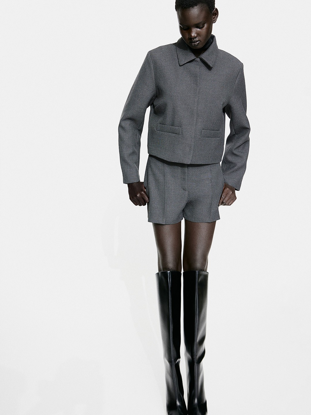 

H&M Collared Jackets, Grey