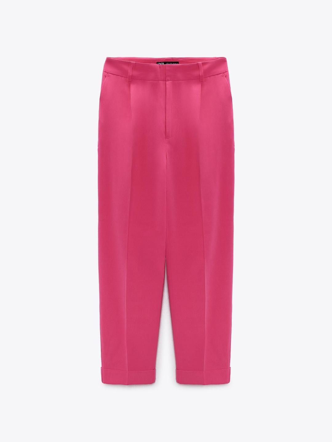 

ZARA Women Purple Trousers