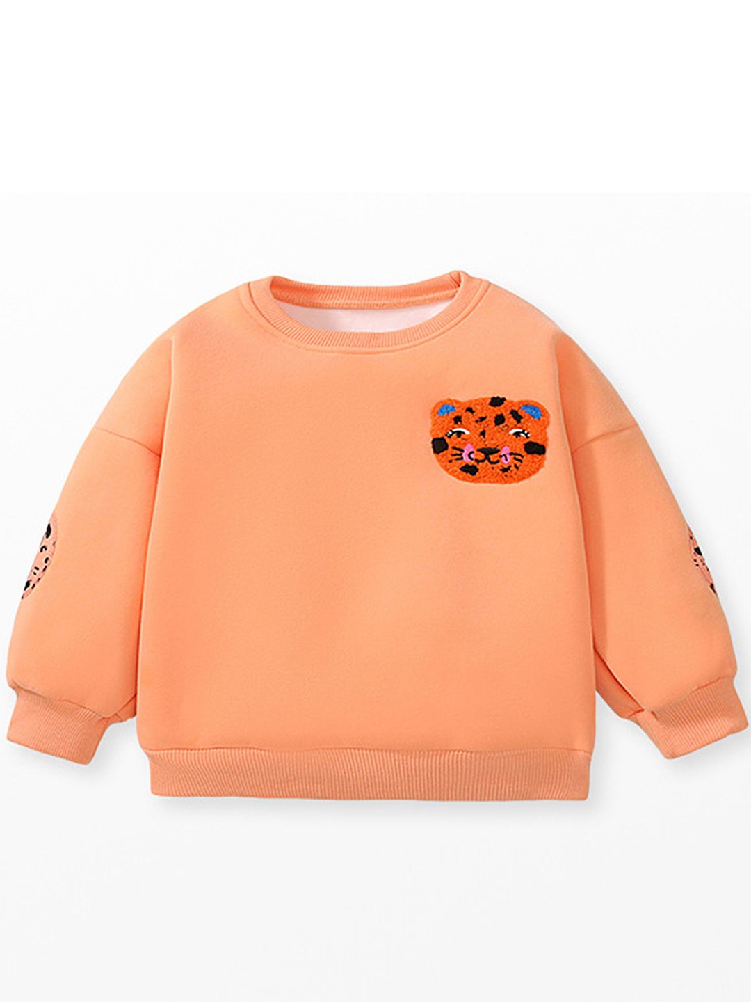 

LULU & SKY Girls Sweatshirt, Orange